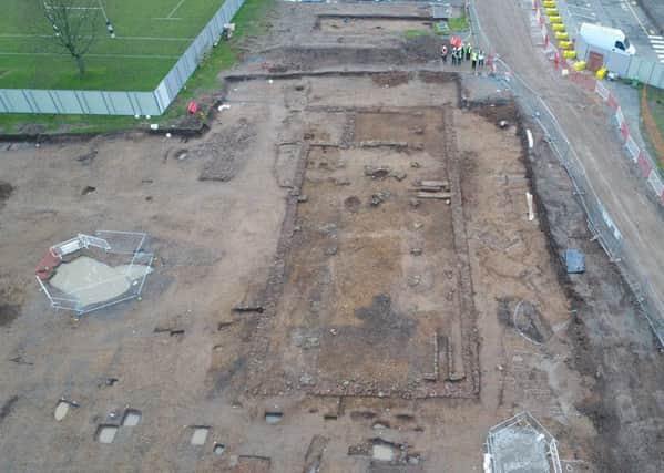 The Roman Villa found at the new site of King's High School.