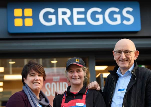 L-R Roisin Currie, Lorraine Kessey, Roger Whiteside. Photo by fivesixphotography.com
 Pictures by Joe Bailey, Fivesixphotography
Greggs in Kenilworth.