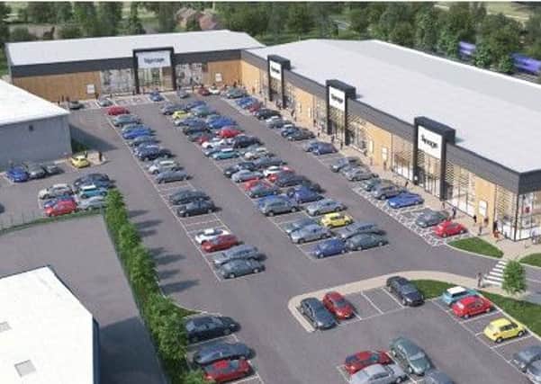 What the new retail prk in Leamington could look like. Graphic by Diageo Pension Trust Limited.