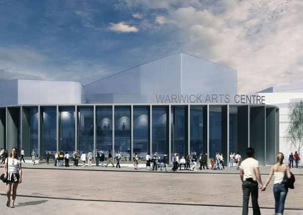 CGI of how the Arts Centre will look after the building work is completed.
