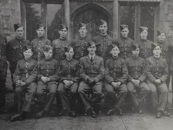 A group of cadets from Bilton Grange in 1944.