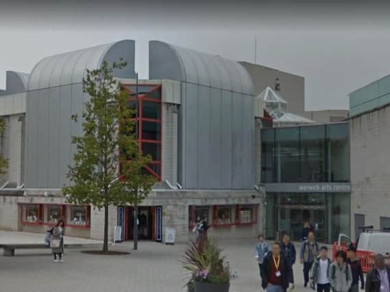 Warwick Arts Centre is closed today. Copyright: Google Street View