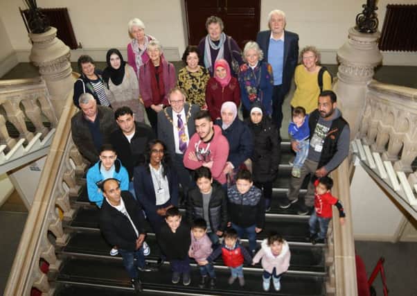 Syrian Refugee families were formally welcomed to Warwick District at Leamington town hall on Tuesday.
