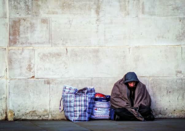 Homelessness: stock photo