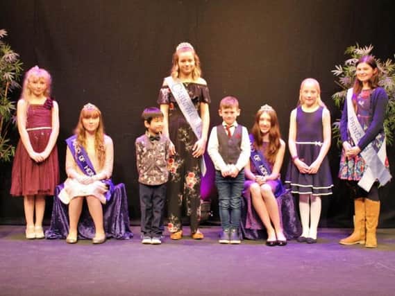 From left: Georgina, Kathryn, Lincoln, Amelia, Toby, Niamh, Lucy and Harmony.