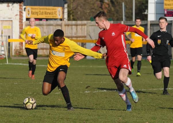 Trea Bertie scored Racing Club's opener in their 2-2 draw with Chelmsley Town on Tuesday evening.