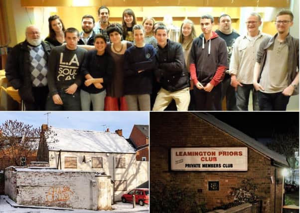 The LWS Night shelter volunteers and the current premises (Right) and what is set to be the new premises (left)