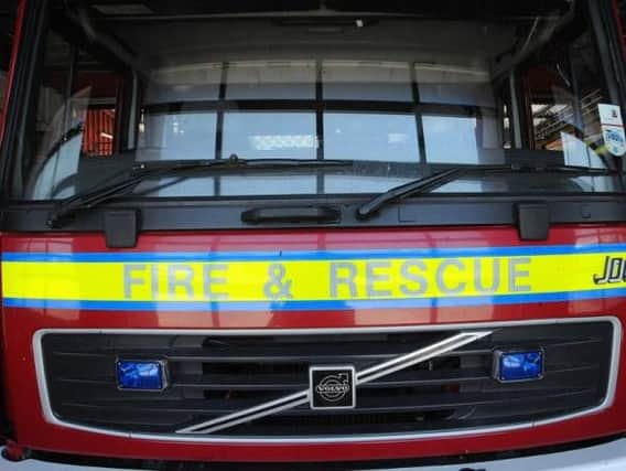 Two appliances from Rugby were sent to the fire