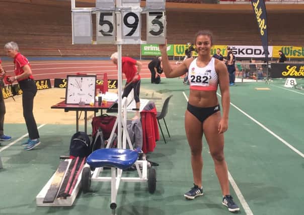 Eleanor Broome jumped 5.93m in Vienna earlier this year but set a new club record of 6.17m last weekend