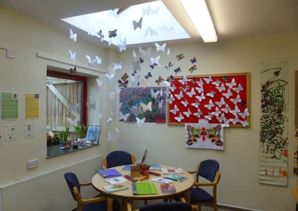 The new art therapy room.