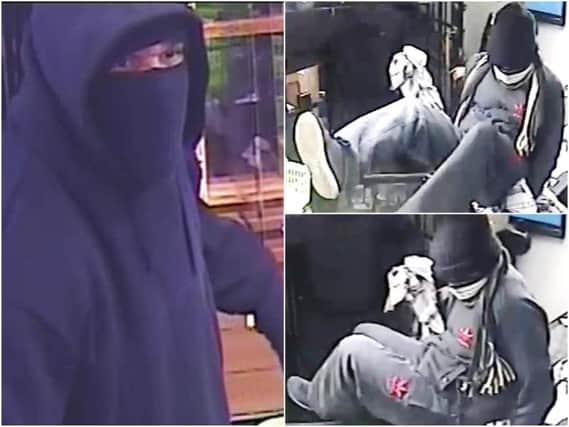 Warwickshire Police have issued CCTV images of two of the three men that entered Hamlington's.