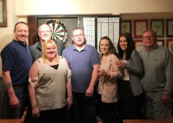 The Cobby Bs, winners of the 2018 Friday Night Charity Darts League