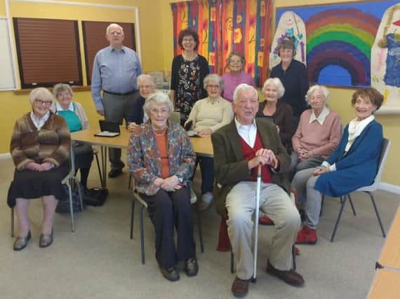 Members of the Kenilworth Visually Impaired Club, who meet weekly
