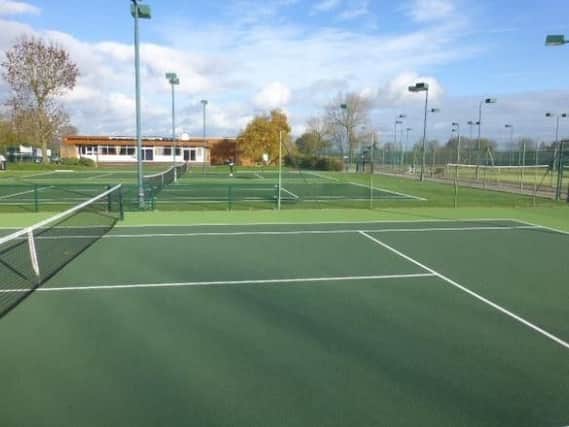 There will be no covered court at Kenilworth Tennis Club