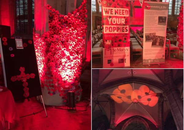 Photos from the launch of the Warwick Poppies 2018 project.