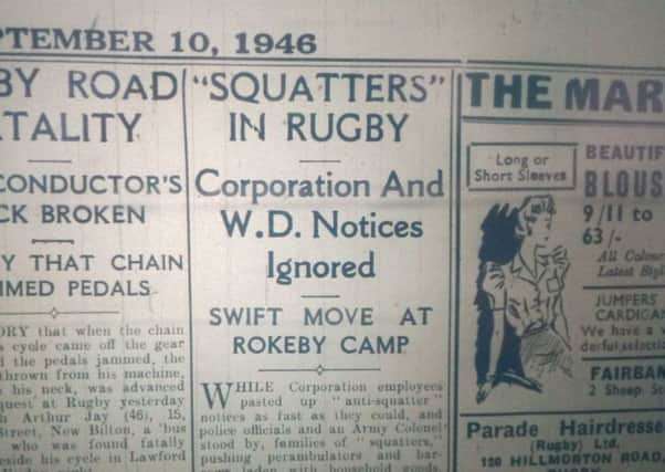 The Advertiser headline for the story in September 1946