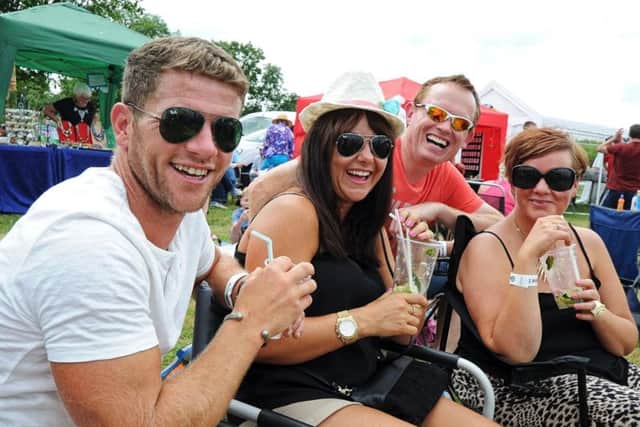 Revellers enjoying Napton Festival