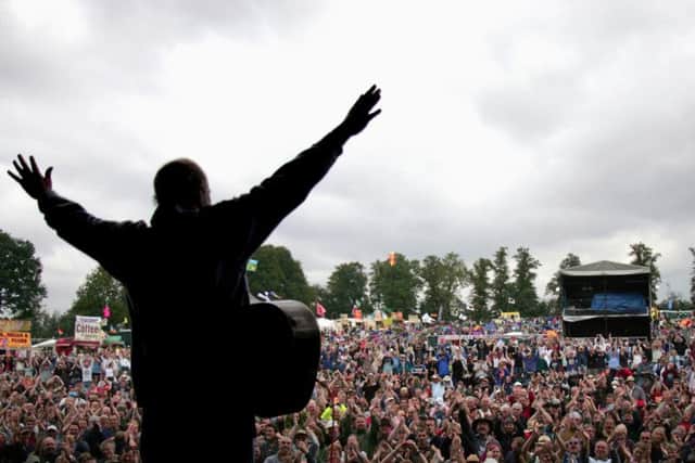 The view from the stage at Fairport's Cropredy Convention