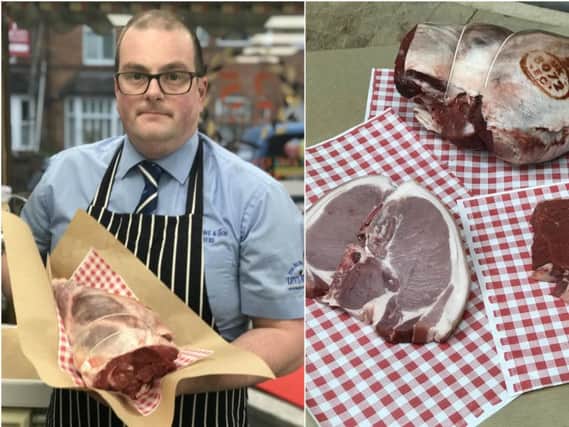 Paul Crowe, of Steve Crowe and Son Butchers, has changed his packaging from plastic to paper