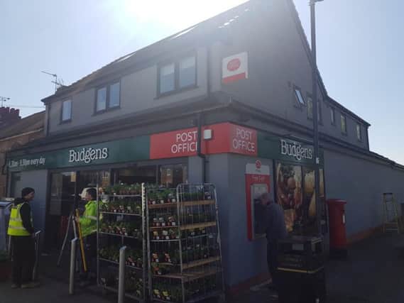 The new Budgens signs have now been installed on the shop front