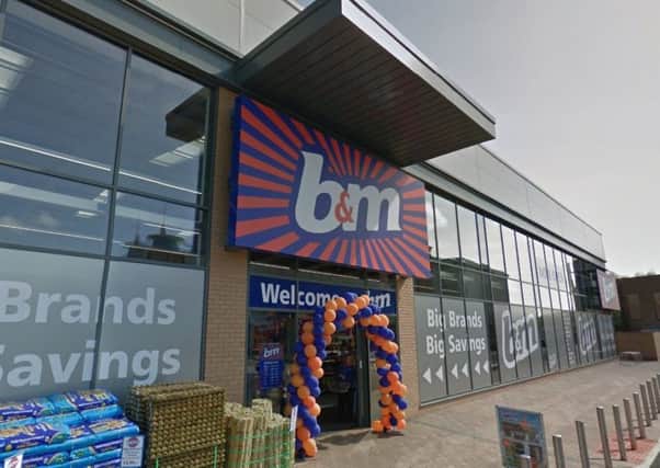 The B&M store at Junction One retail park in Rugby. Photo from Google Street View.