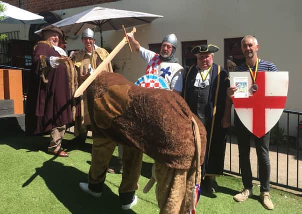 The Slaughterhouse Players are teaming up with the 'Guy of Warwick' Society for the procession during the Warwick Festival.