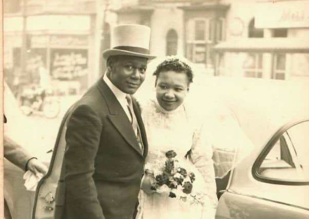 Gersham Elkanah Brown and his wife Iciline - Monica's parents.