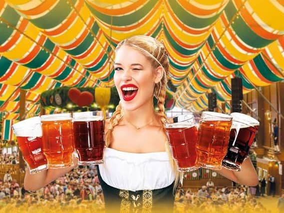 Promotional picture for Oktoberfest comes to Leamington Spa