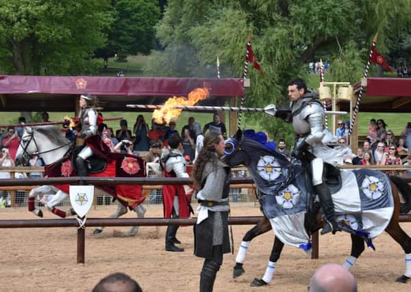 Here's a sneak peek at the return of the War of the Roses Live performance which is returning to Warwick Castle.