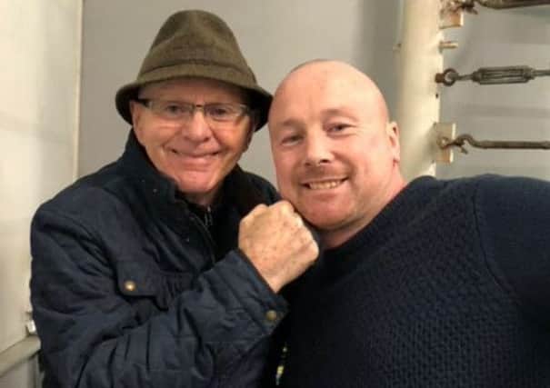 Leamington boxing coach Edwin Cleary pictured with Brendan Ingle MBE earlier this year.