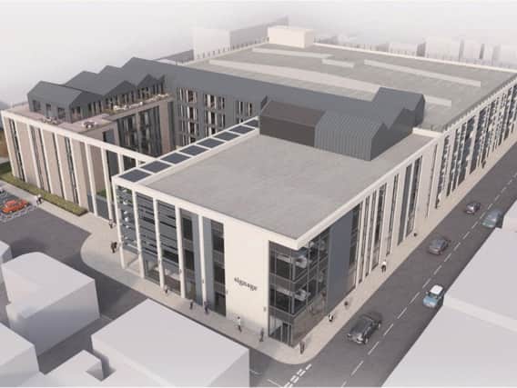 CGI of the aerial view of Warwick District Council's new headquarters