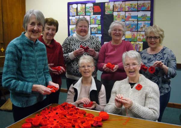 The group of poppy-makers from Exhall.