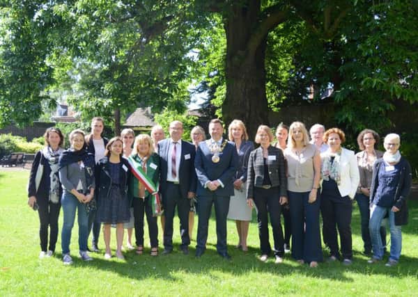 Warwick hosted an international meeting this week with representatives from its twin and friendship towns