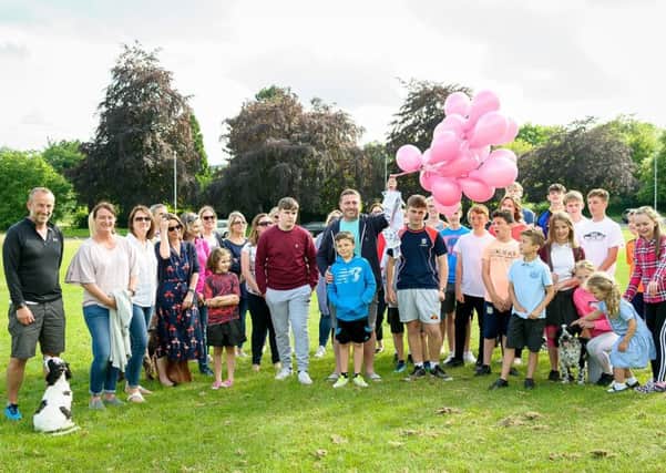 This week saw the 10th anniversary, of the tragic death of Mellissa Adams, who died at the age of 34. Her Husband (Neil) and three Son's (Harvey, Taylor & Jamie, together with family friends, marked the anniversary by launching helium memory balloons from Hatton Park Green. NNL-181206-221602009