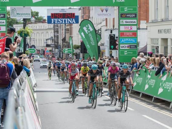 Cyclists racing in the OVO Energy Women's Tour will be here tomorrow