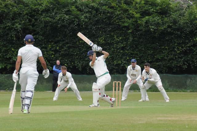 Berkswell's Chris Whittock in full flow against Wardens. Pictures: Morris Troughton