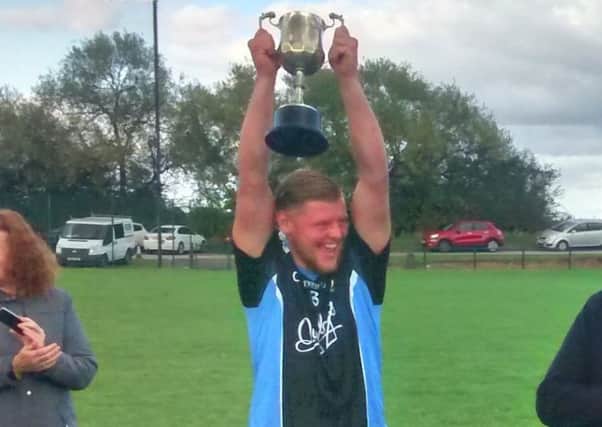Hat-trick hero Lewis Fairgrieves - pictured when Gaels won the Kennedy Cup in 2016 - will be hoping to lift the Mulligan Cup this weekend