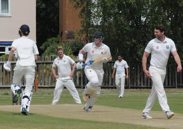 James Cutts and Tom Hussleby add runs for Ashorne and Moreton Morrell. Picture: Morris Troughton.