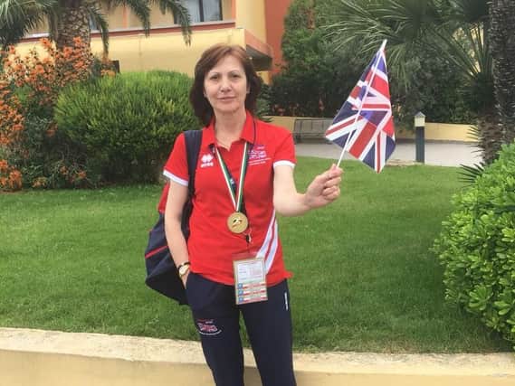 Boryana Nankova brought home a gold and a bronze medal from the European Transplant Games