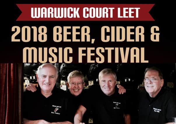 Warwick's annual beer, cider and music festival will be returning this weekend. Photo by Gill Fletcher.