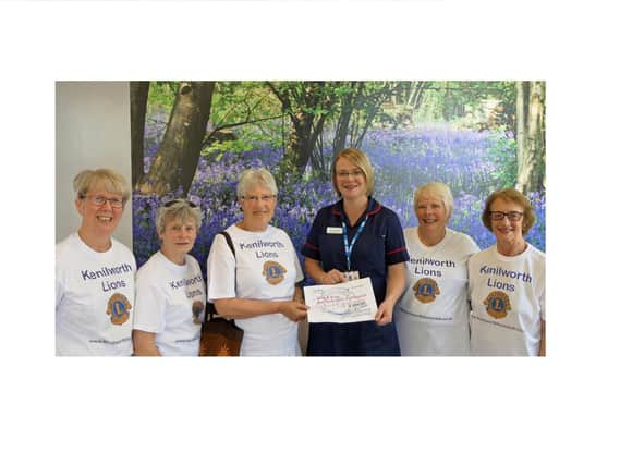 From left: Caroline Robertson, Pam Cartwright, Sylvia Curtis, supervisor of midwives at Warwick Hospital Michelle Waterfall, Jean Hulse and Mary Bailey.