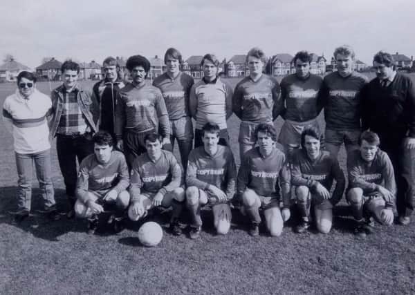 Crow Pie football team in 1986
