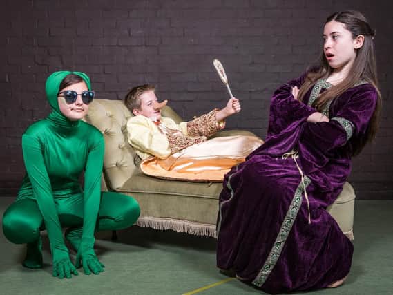 Elina Bowmer, William Wright and Ellie Churchill perform in The Princess, The Frog and Big Nosed Prince at the Loft Theatre in Leamington next week. Picture: Richard Smith Photography