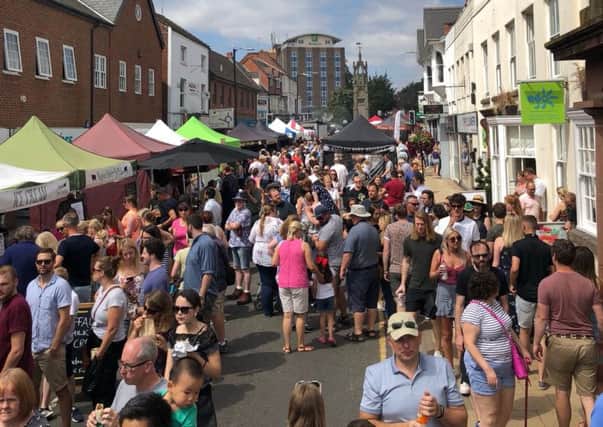 Thousands enjoyed this year's Kenilworth Food Festival. Photos: CJ's Events Warwickshire