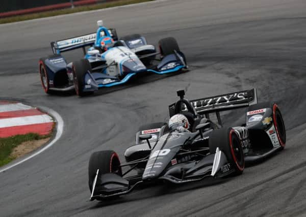 Jordan King in action at the Honda Indy 200. Picture: IndyCar