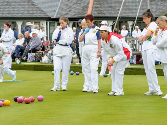 Action from last year's National Bowls Championships.
