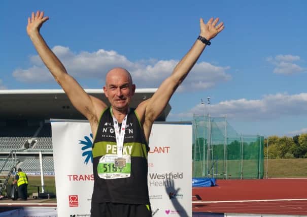 Simon Perkins won four gold medals at the British Transplant Games.