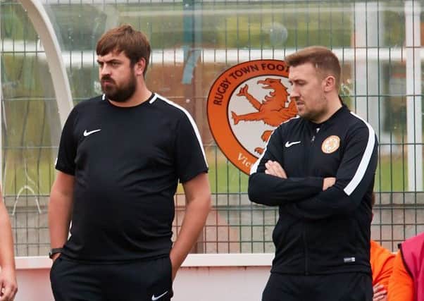 Borough managers Joe Conneely and Neil Collett