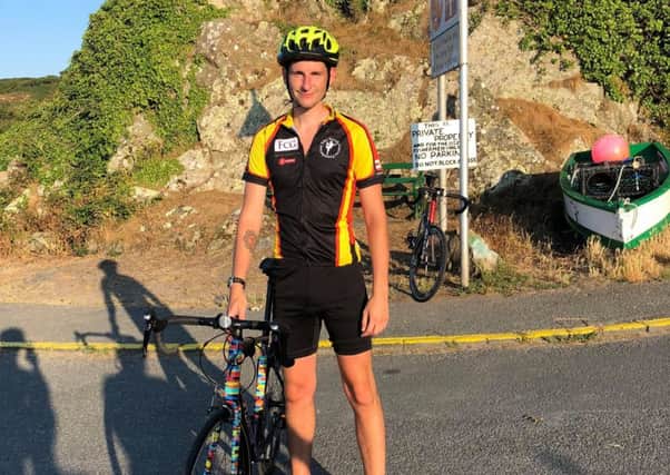 Ryan Neuvel will be cycling more than 750 miles for charity.