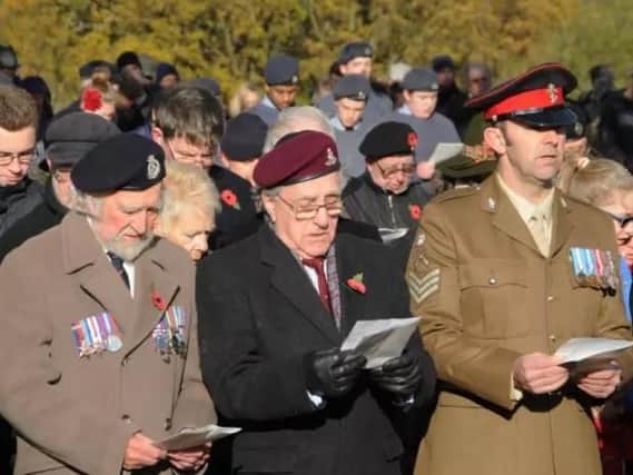 Veterans at last year's Remembrance Sunday parade in Kenilworth.